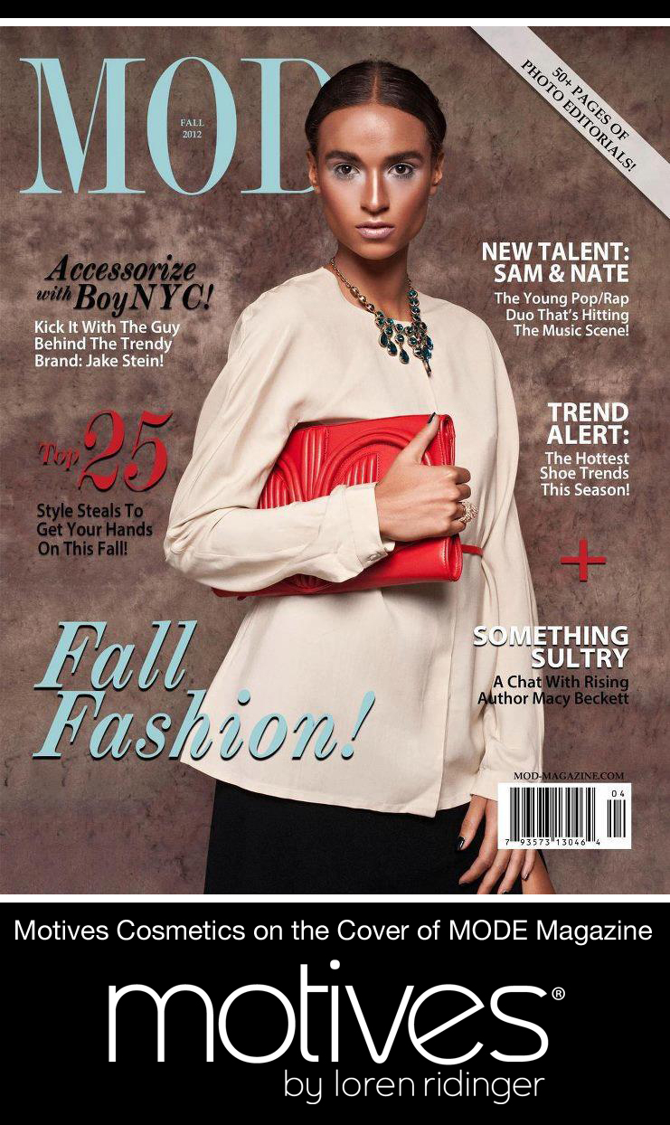 Motives on the Cover of Mode Magazine's Fall 2012 Edition.