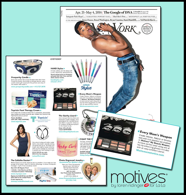 Motives Beauty Weapon Featured in New York Magazine