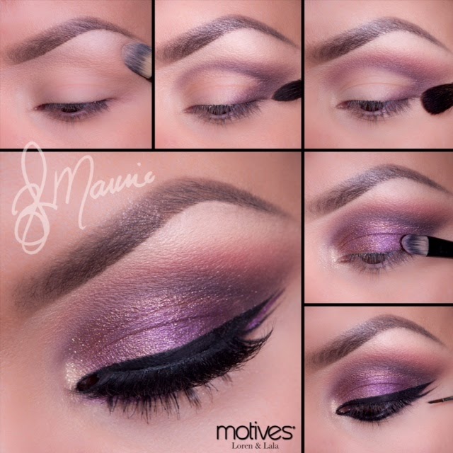 Ely Marino Purple Glam Tutorial