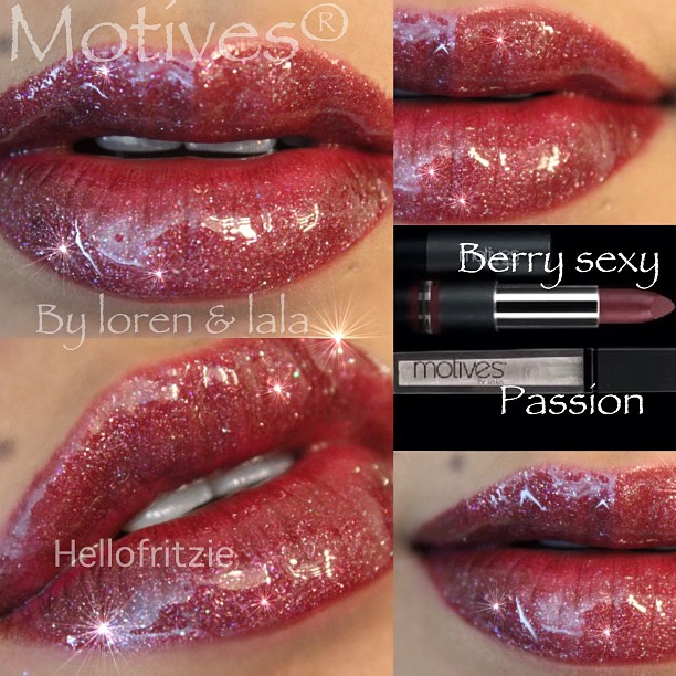 Motives Berry Sexy Passion Lip Look