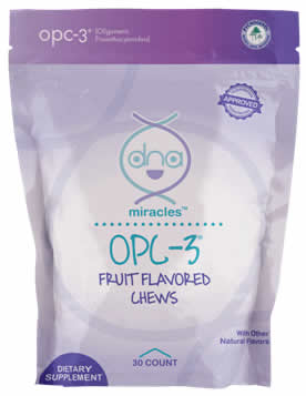 DNA Miracles OPC-3 Fruit Flavored Chews Package